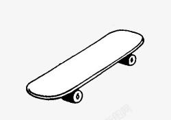 手绘滑板车手绘滑板车高清图片