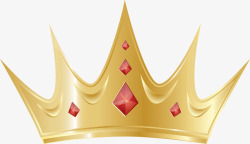 镶红宝石的皇冠素材