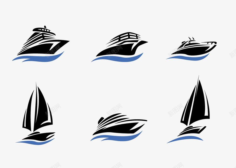 黑色航海小船简笔画png免抠素材_88icon https://88icon.com 小船 海洋 简笔画 航海 黑色小船