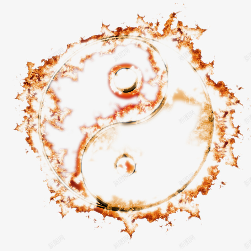 火焰八卦太极png免抠素材_88icon https://88icon.com 八卦太极 火焰 火焰八卦太极 设计素材