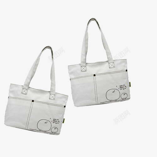 卡通小鸡白色帆布包png免抠素材_88icon https://88icon.com 卡通 印花 小鸡 帆布包 帆布袋 白色帆布包 简约图案 米白色