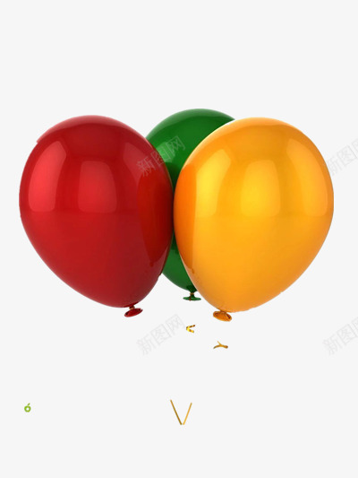 漂浮色彩气球png免抠素材_88icon https://88icon.com 彩色气球 气球 球 装饰品