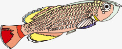卡通海洋生物鱼文艺风海报素材