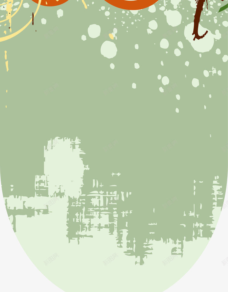 绿色花纹滑板png免抠素材_88icon https://88icon.com 斑斓图案 树藤植物 清新纹路 滑板图案 简约图案 绿色花纹