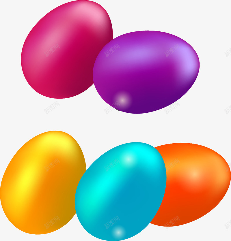 手绘五颜六色的彩蛋png免抠素材_88icon https://88icon.com 彩蛋 手绘 紫色彩蛋 蓝色彩蛋 黄色彩蛋