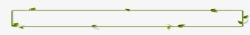 卡通清新树叶藤蔓边框素材