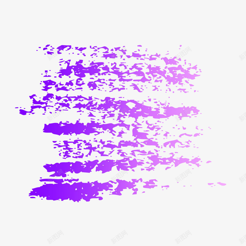 紫色笔刷矢量图ai免抠素材_88icon https://88icon.com 墨印 矢量笔刷素材 笔刷 矢量图