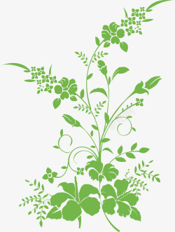 小清新绿色植物素材