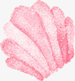 世界海洋日手绘粉色贝壳素材
