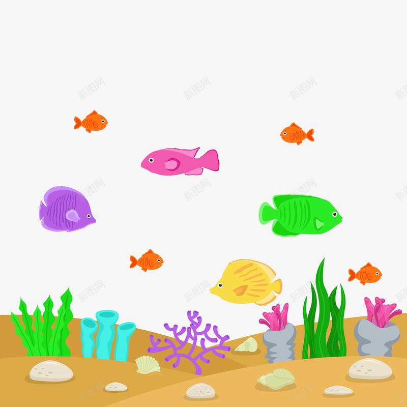 简约卡通珊瑚藻群png免抠素材_88icon https://88icon.com 卡通 海底世界 海洋生物 海藻 海藻群 热带鱼 珊瑚 珊瑚群 珊瑚藻 简约 鱼