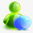 色彩斑斓的MSN各种状态图标人物图标
