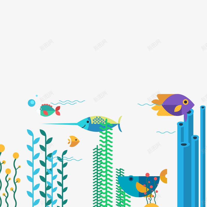 插画海洋保护图形png免抠素材_88icon https://88icon.com 创意 扁平插画 手绘插画 海洋保护 海洋污染 海洋破坏 蓝色 高清