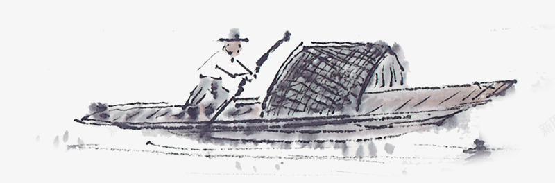 黑色传统划船线稿png免抠素材_88icon https://88icon.com 传统 划船 卡通 手绘 水墨 线稿 绘画 黑色