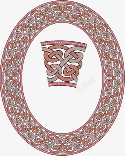 阿拉伯蔓藤花纹素材