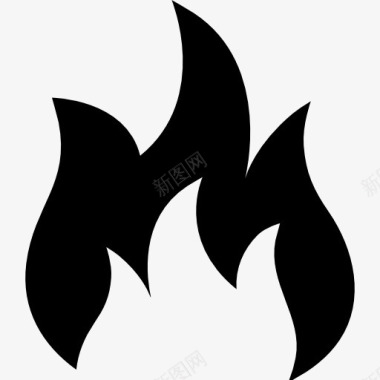 火焰效果图消防图标图标