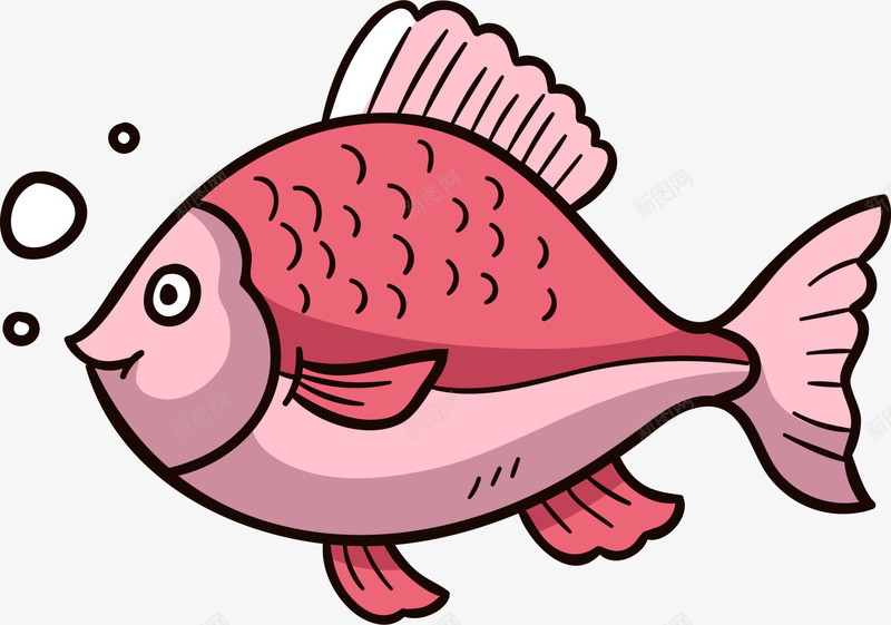 世界海洋日吐泡的鱼png免抠素材_88icon https://88icon.com 世界海洋日 可爱小鱼 吐泡泡 吐泡的鱼 海洋生物 红色小鱼