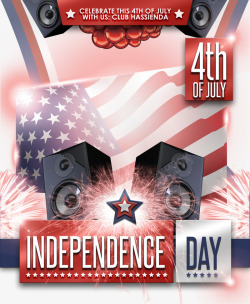 庆祝美国独立日狂欢主题素材