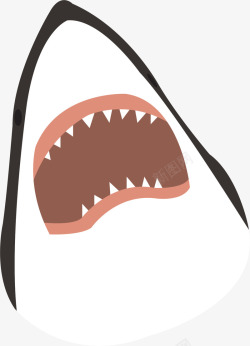 卡通凶猛深海鲨鱼素材