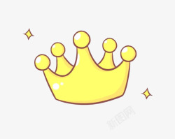 手绘皇冠素材