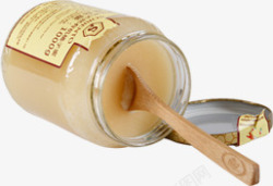瓶装黏稠蜂蜜中秋素材
