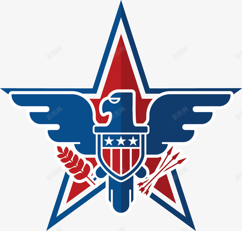 五角星印花卡通印章矢量图ai免抠素材_88icon https://88icon.com 五角星 卡通 卡通风格 印花 印花印章 总统印章 美国总统印章 矢量图