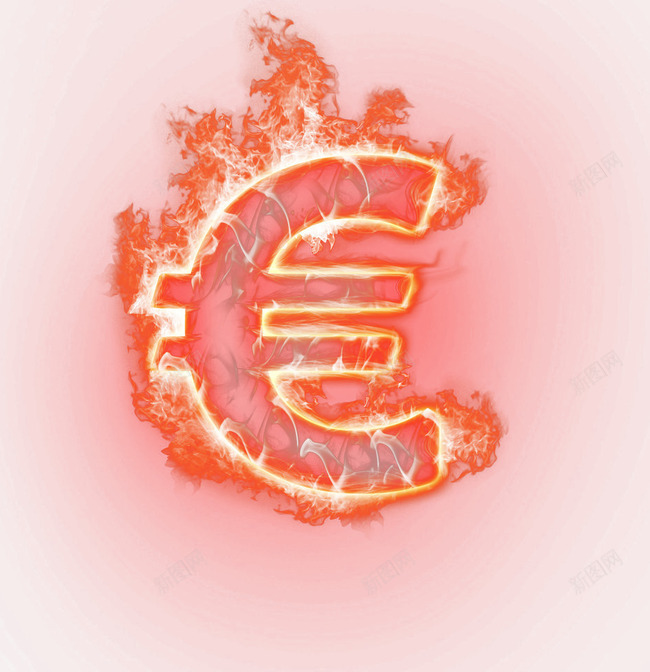 欧元符号psd免抠素材_88icon https://88icon.com 欧元符号 火焰 火花 烟雾