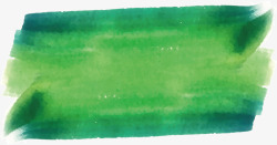 绿色水彩涂鸦素材