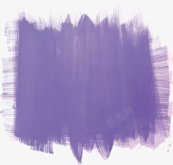 紫色晕染涂鸦笔刷素材
