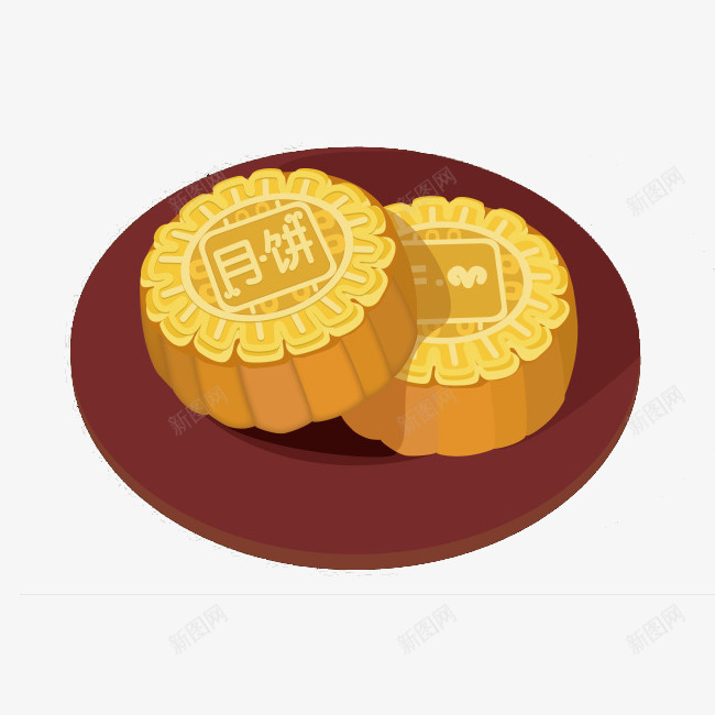 什锦月饼卡通插画png免抠素材_88icon https://88icon.com 中秋节 什锦月饼卡通插画 免抠PNG 卡通月饼 月饼 豆沙月饼