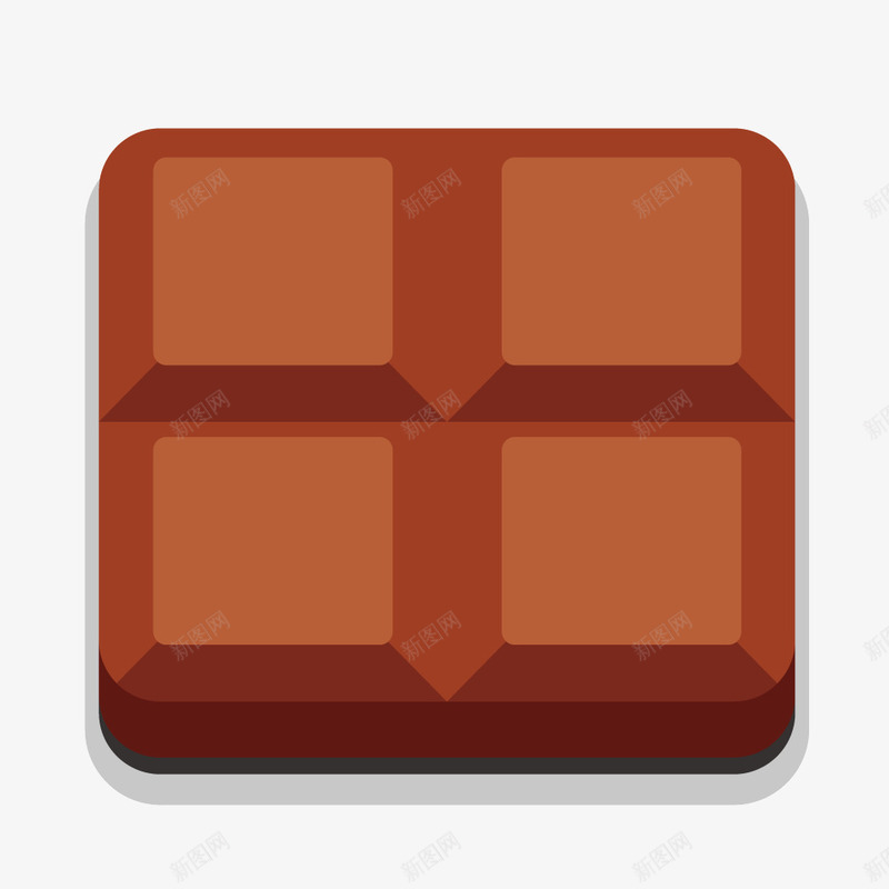 方块巧克力矢量图ai免抠素材_88icon https://88icon.com 巧克力 方块巧克力 矢量巧克力块 矢量图