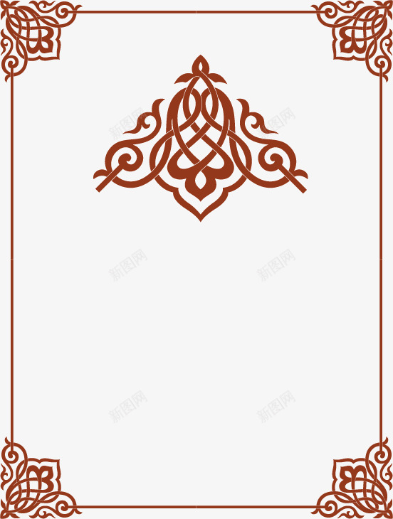 阿拉伯蔓藤花纹png免抠素材_88icon https://88icon.com 海报底纹 装饰图案 阿拉伯蔓藤花纹