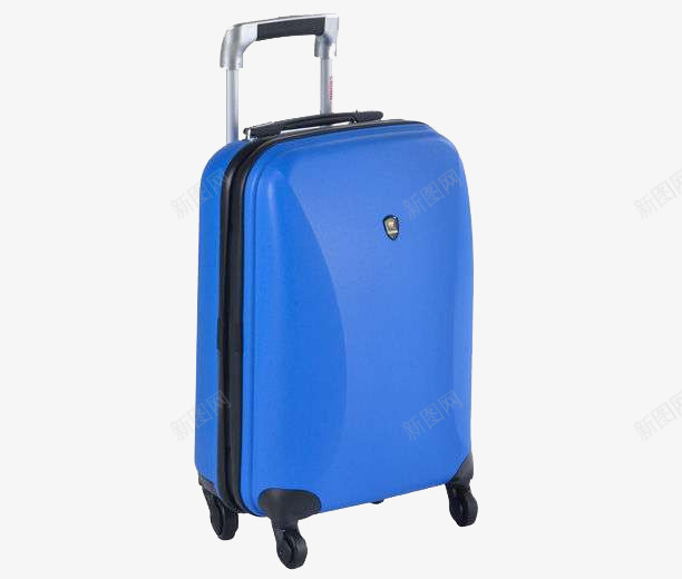 蓝色拉链箱皇冠箱包王国png免抠素材_88icon https://88icon.com 拉杆箱 拉链箱 皇冠品牌 箱包王国