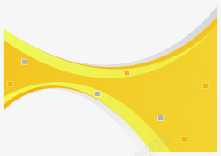 黄色线条背景矢量图素材