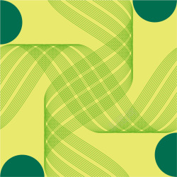 绿色线条抽象印花素材