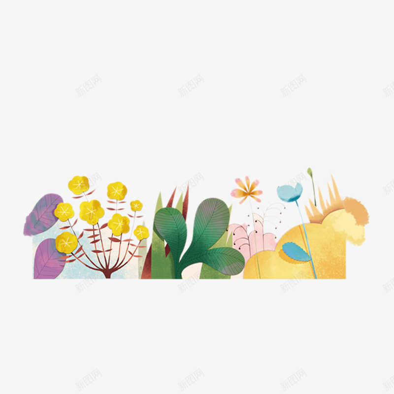 花朵png免抠素材_88icon https://88icon.com 树叶 植物 花卉 花朵 藤条 藤蔓