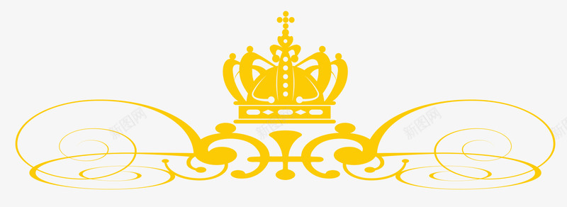 皇冠边框png免抠素材_88icon https://88icon.com 欧式花纹 欧式边框 皇冠 皇家边框 花纹边框设计 边框 边框矢量图 金色边框