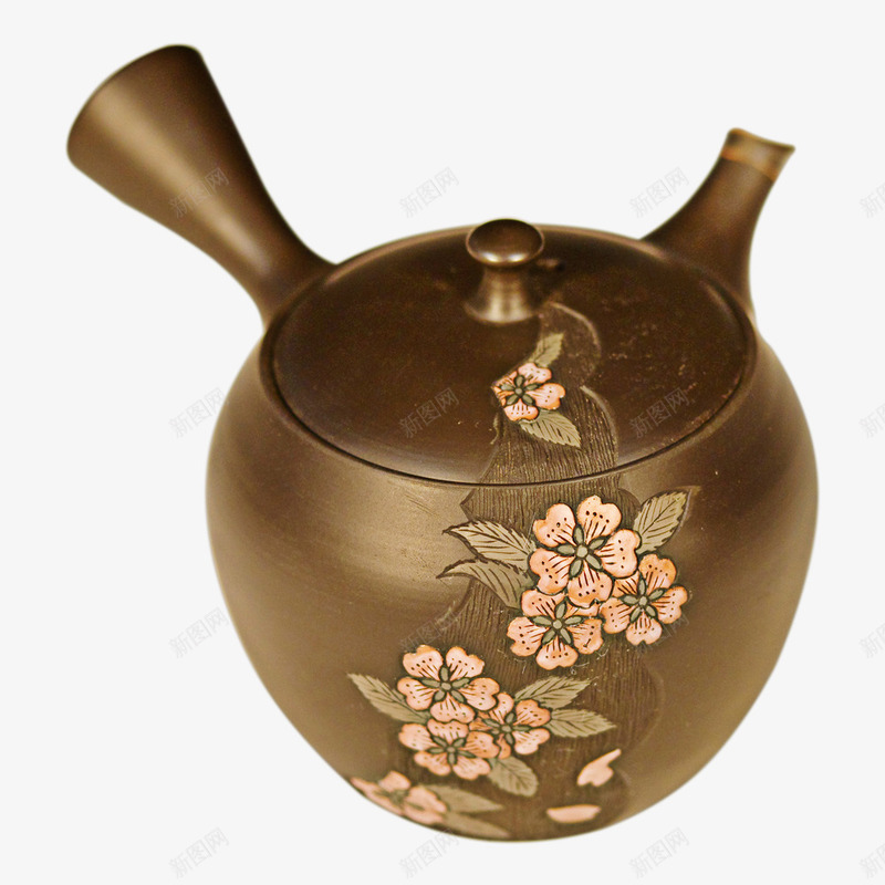 陶瓷印花茶壶png免抠素材_88icon https://88icon.com PNG 传统工艺 印花 茶壶 陶瓷 黑色