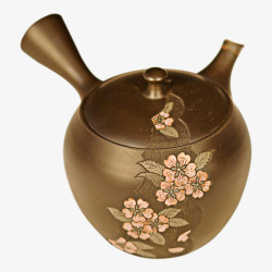 陶瓷印花茶壶素材