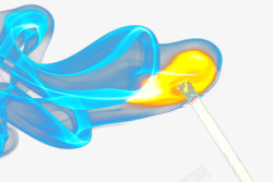 烟火棒蓝色火焰高清图片