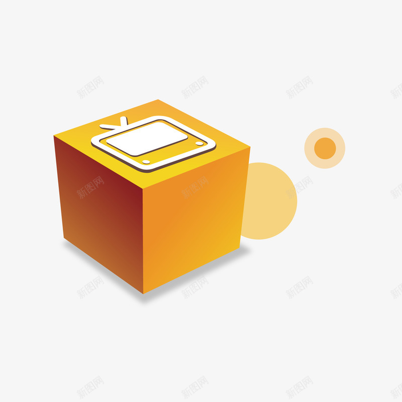 3D3D方块淘宝橙色矢量图ai免抠素材_88icon https://88icon.com 3D3D方块素材淘宝素材橙色 矢量图