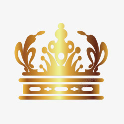 皇冠标志金色素材