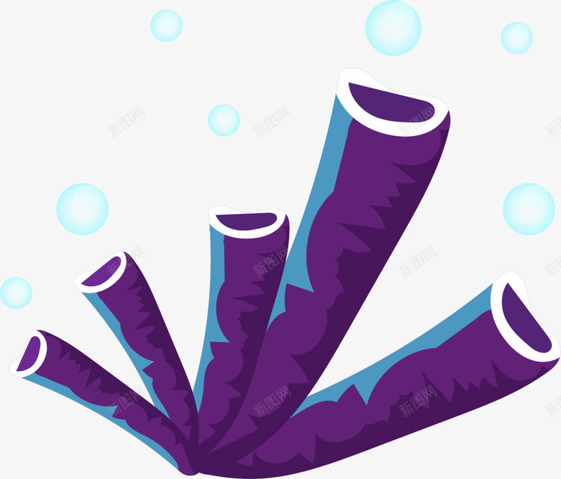 紫色立体手绘珊瑚png免抠素材_88icon https://88icon.com 6月8号 世界海洋日 大海 手绘珊瑚 立体珊瑚 紫色珊瑚 自然