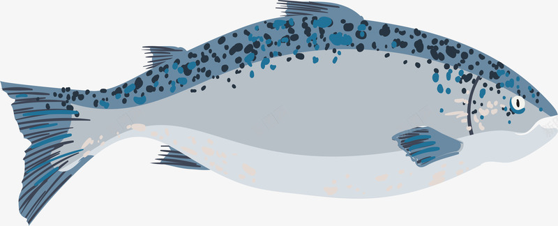 蓝色手绘海洋鱼类png免抠素材_88icon https://88icon.com 海洋鱼类 深海鱼 矢量png 美味鱼 蓝色的鱼 鱼类