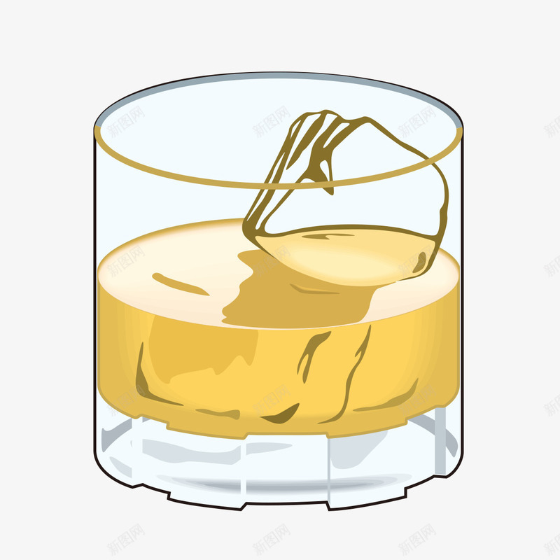 手绘冰块玻璃杯png免抠素材_88icon https://88icon.com 冰块玻璃杯 手绘 手绘冰块 玻璃杯