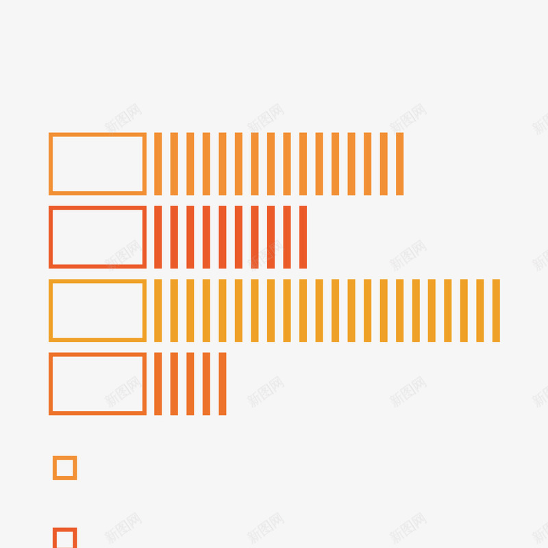 橙色刻度分析矢量图ai免抠素材_88icon https://88icon.com 分析 刻度 商务 柱形 橙色 进度 矢量图