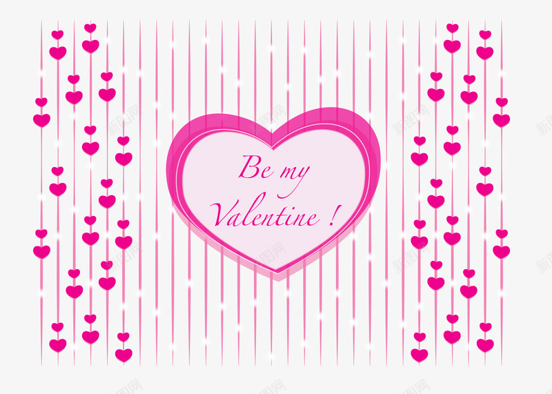 情人节红心psd免抠素材_88icon https://88icon.com 心挂饰 情人节 桃心