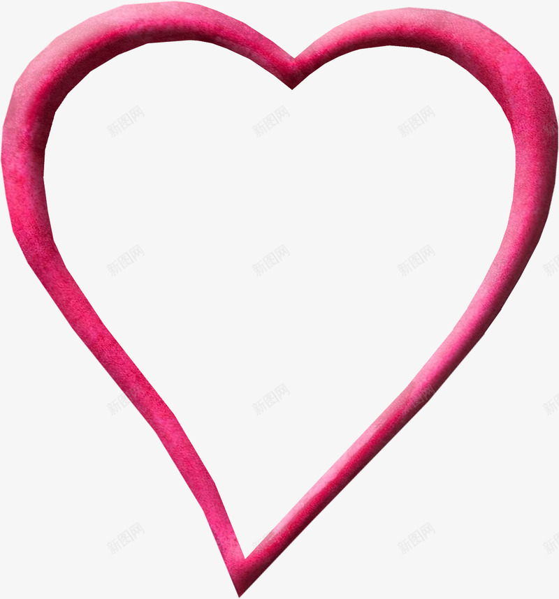 红色镂空桃心png免抠素材_88icon https://88icon.com 桃心 红色桃心 镂空桃心