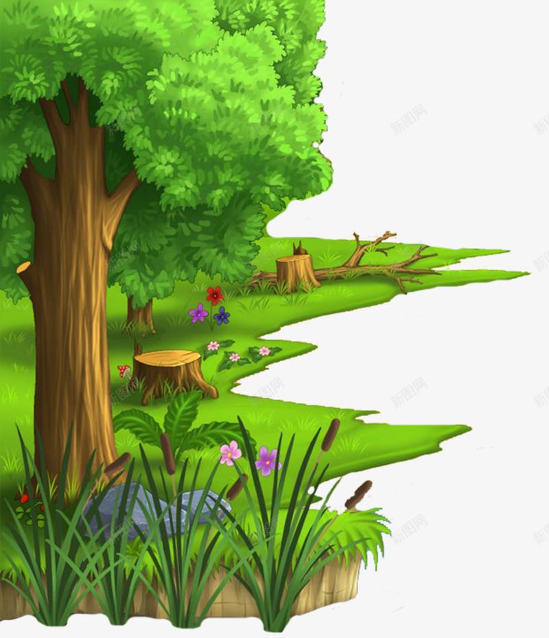 童话森林树木png免抠素材_88icon https://88icon.com 卡通 去背 故事 树 森林 童话 设计