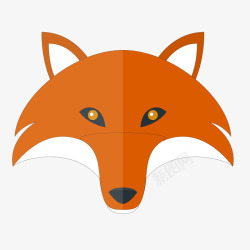 橙色的狐狸头像素材