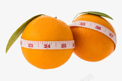 橙色香甜水果奉节脐橙片实物素材
